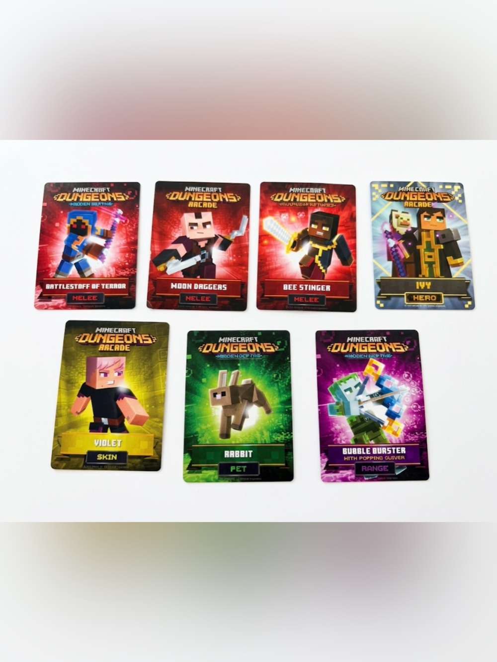 Minecraft Dungeons Collectible Cards - Assorted Colors